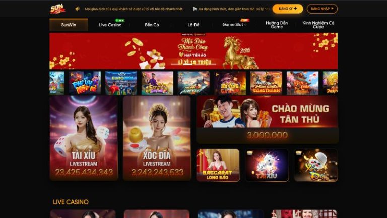 Sunwin là cổng game đổi thưởng uy tín hàng đầu tại Việt Nam và Châu Á