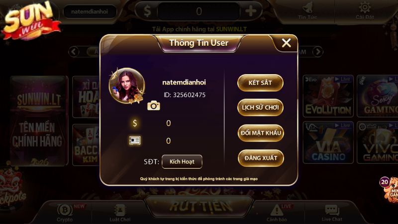 Lưu Ý Quan Trọng Sau Khi Đăng Ký Sunwin