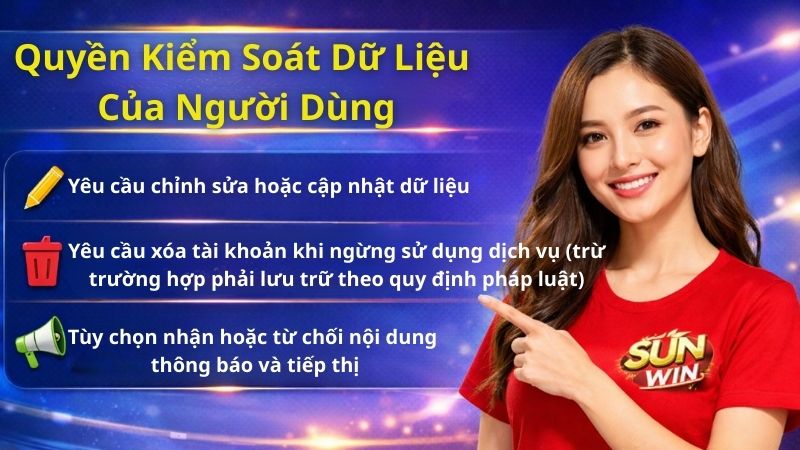 Quyền Kiểm Soát Dữ Liệu Của Người Dùng